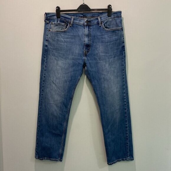 Levi's Straight Leg Blue Jeans Size 40 - Picture 7 of 15